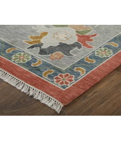 Feizy Karina RUST/GRAY 90969G4F 12 ft. X 15 ft. Rectangle Rug