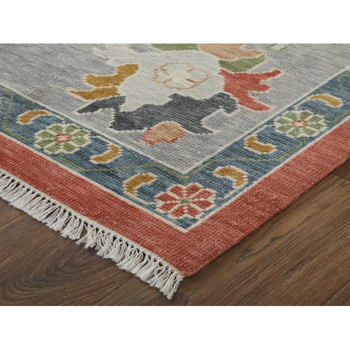 Feizy Karina RUST/GRAY 90969G4F 2 ft. 6 in. X 8 ft. Rectangle Rug