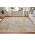 Feizy Eastfield GOLD/IVORY EAS69FTF 2 ft. 6 in. X 8 ft. Rectangle Rug