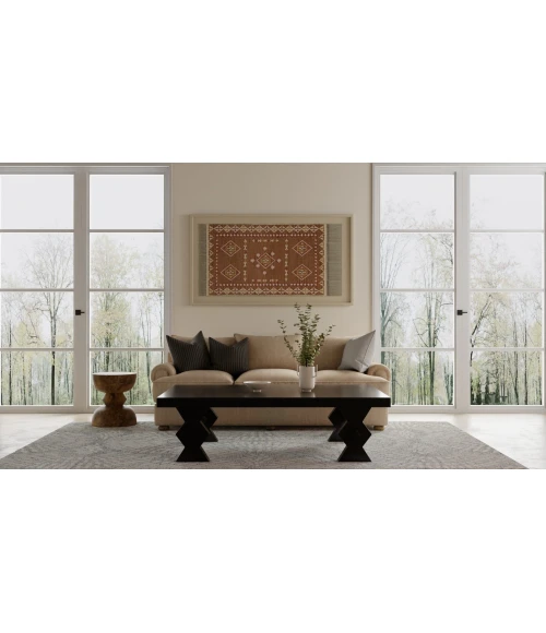 Feizy Wallace Gray/Ivory WAL8A38F 5 ft. X 8 ft. Rect. Rug