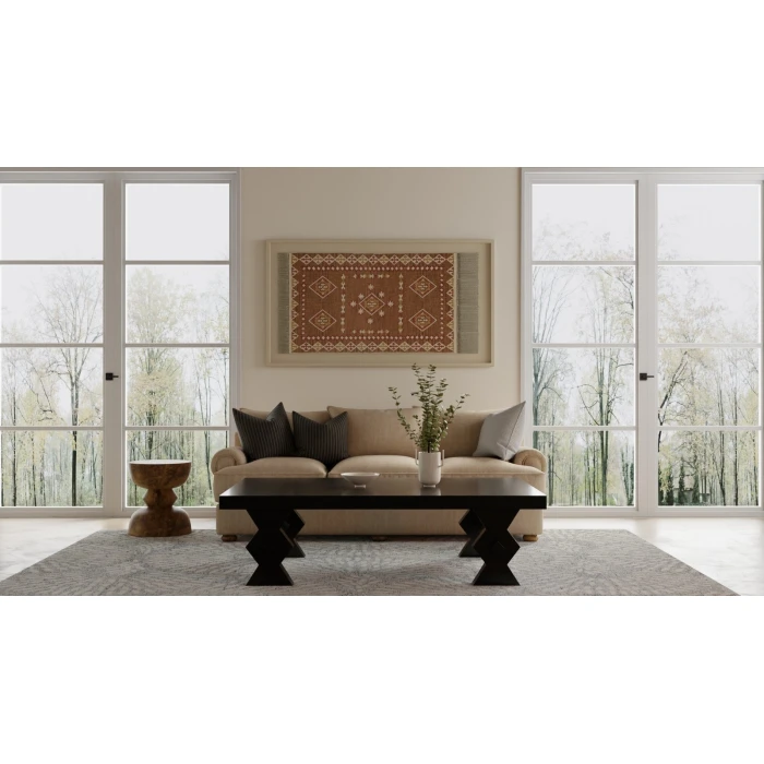 Feizy Wallace Gray/Ivory WAL8A38F 2 ft. X 3 ft. Rect. Rug