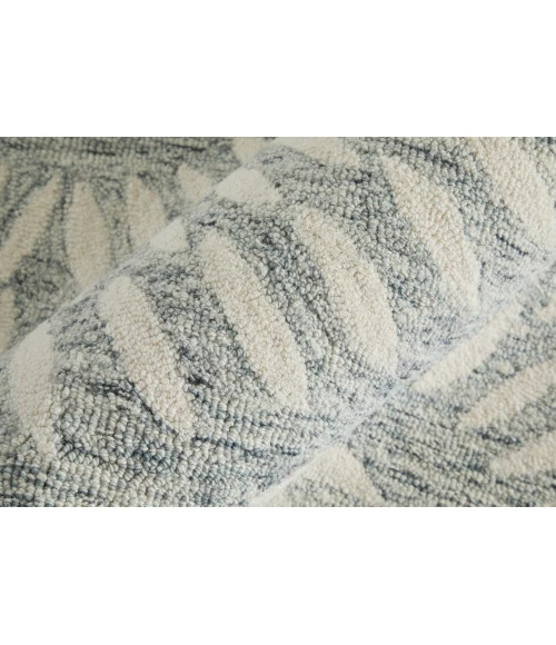 Feizy Wallace Gray/Ivory WAL8A38F 5 ft. X 8 ft. Rect. Rug