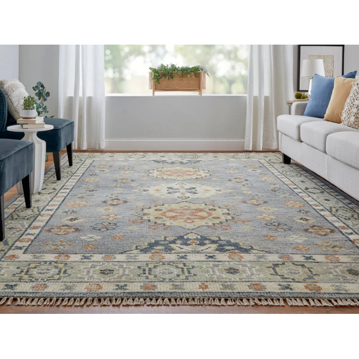 Feizy Fillmore GRAY FIL69CIF 2 ft. 6 in. X 10 ft. Rectangle Rug