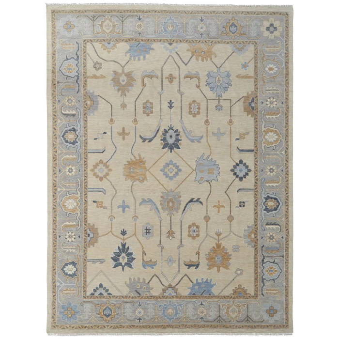 Feizy Karina BEIGE/BLUE 90969G6F 2 ft. 6 in. X 8 ft. Rectangle Rug