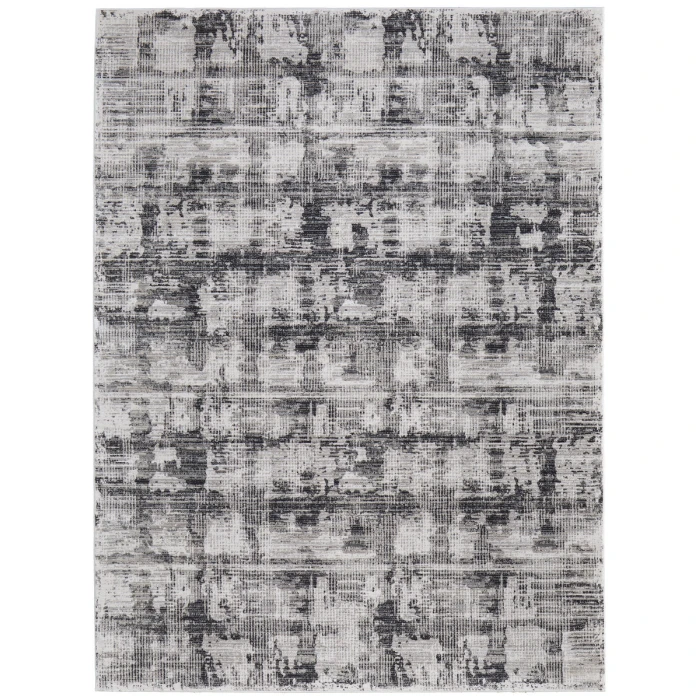 Feizy Sonora GRAY/IVORY SNR39NYF 5 ft. X 7 ft. 6 in. Rectangle Rug