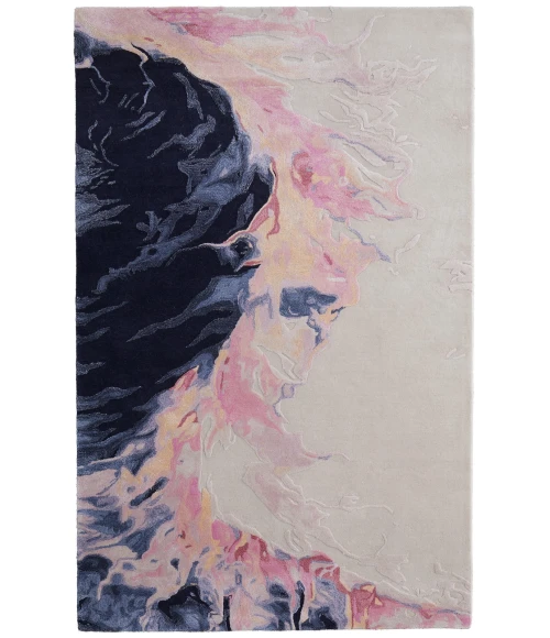 Feizy Kawai Pink/Blue/Ivory KAW8985F 8 ft. X 10 ft. Rect. Rug