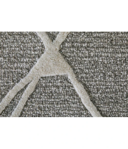 Feizy Euclid Taupe/Ivory/Gray T11T8004 9ft.6in. x 13ft.6in. Rect. Rug
