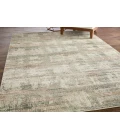 Feizy Eden Ivory/Gray/Green EDN39QWF 6ft.4in. x 9ft.2in. Rect. Rug