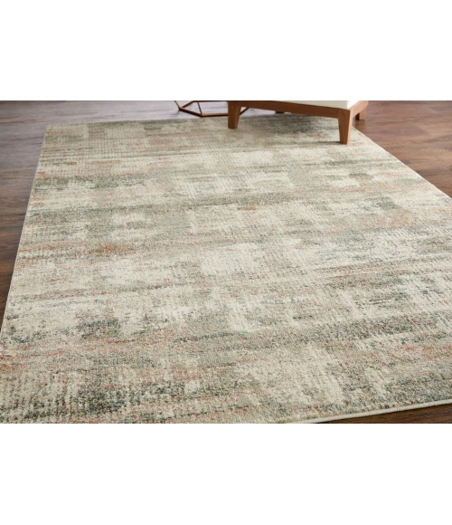 Feizy Eden Ivory/Gray/Green EDN39QWF 6ft.4in. x 9ft.2in. Rect. Rug