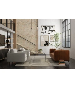 Feizy Kimball Taupe/Ivory KIM8A31F 12ft. x 15ft. Rect. Rug