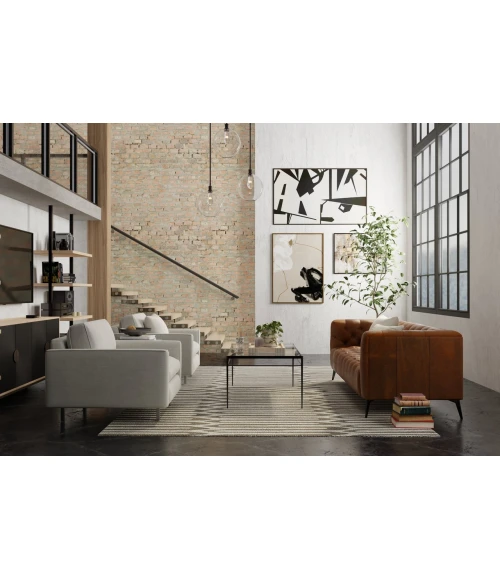 Feizy Kimball Taupe/Ivory KIM8A31F 12ft. x 15ft. Rect. Rug
