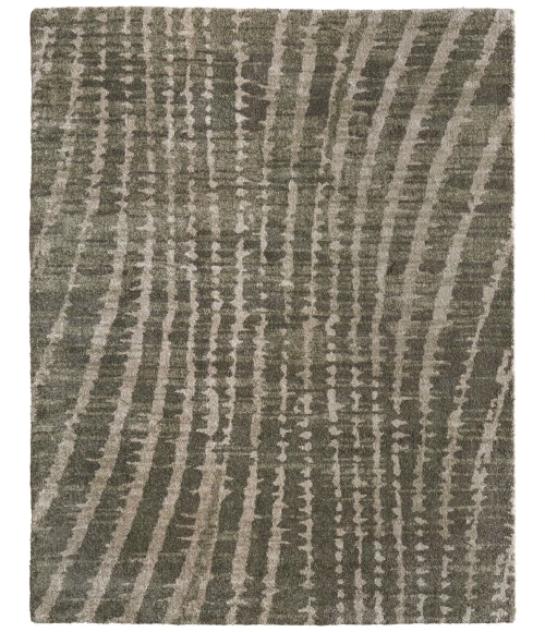 Feizy Skyview Green/Tan SKV39QDF 6 ft. 7 in. X 9 ft. 6 in. Rect. Rug