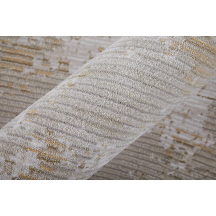 Feizy Sonora Gray/Ivory/Brown SNR39PLF 2 ft. 6 in. X 7 ft. 3 in. Rect. Rug