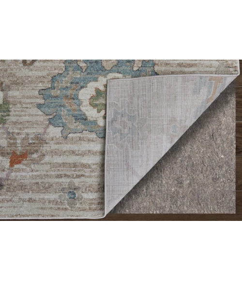Feizy Dartmouth Tan/Brown/Blue DRT39QKF 6ft.4in. x 9ft.2in. Rect. Rug