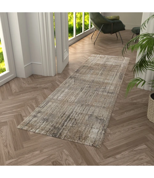 Feizy Skyview Brown/Tan/Ivory SKV39QBF 2 ft. 6 in. X 7 ft. 3 in. Rect. Rug