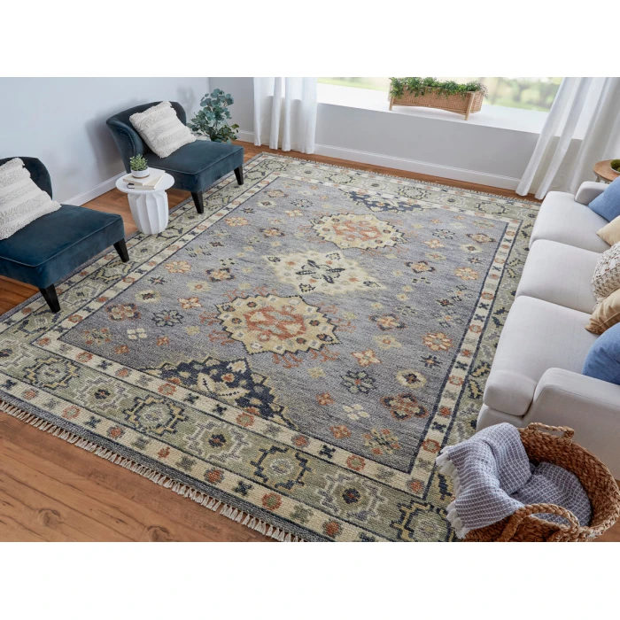 Feizy Fillmore GRAY FIL69CIF 5 ft. X 8 ft. Rectangle Rug