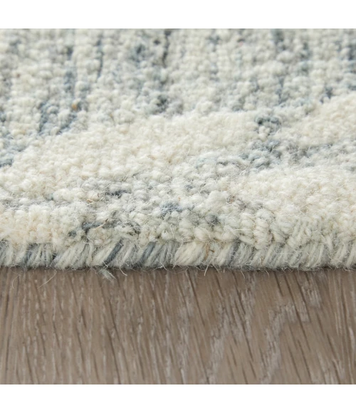 Feizy Wallace Gray/Ivory WAL8A38F 5 ft. X 8 ft. Rect. Rug