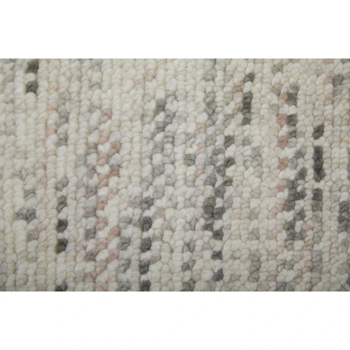 Feizy Branson Ivory/Pink/Gray BRN69BQF 8ft. x 8ft. Round Rug
