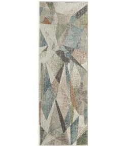 Feizy Eden Ivory/Blue/Green EDN39QVF 2 ft. 6 in. X 7 ft. 3 in. Rect. Rug