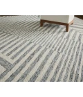 Feizy Wallace Gray/Ivory WAL8A42F 5 ft. X 8 ft. Rect. Rug