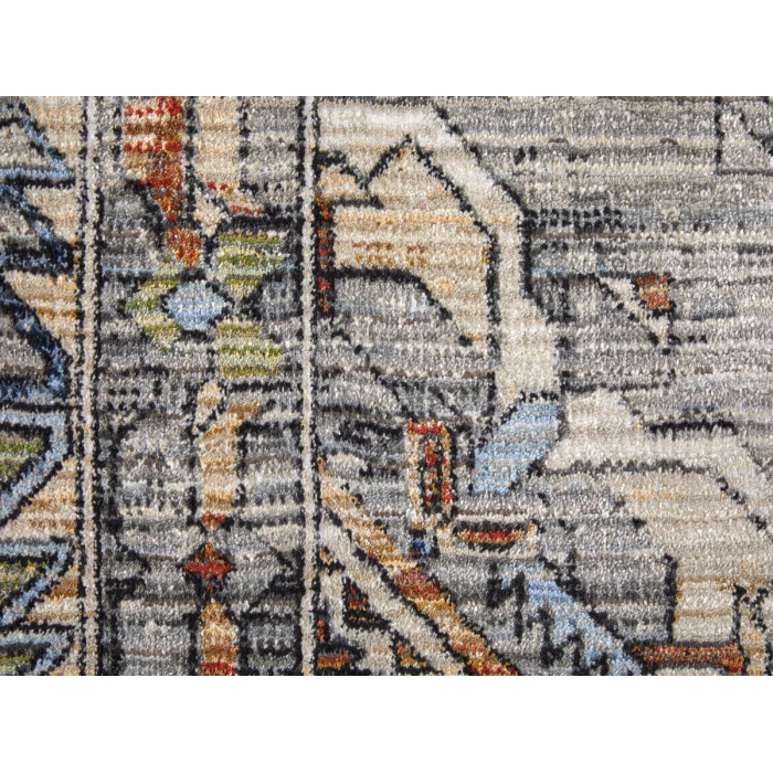 Feizy Melrose IVORY/MULTI MEL39P0F 6 ft. 7 in. X 9 ft. 6 in. Rectangle Rug