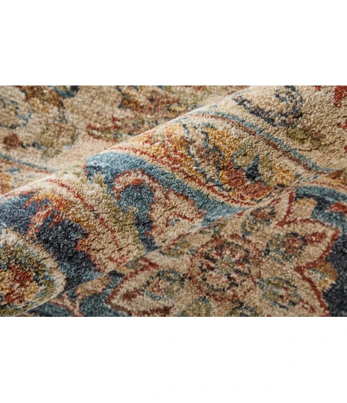 Feizy Pearson Ivory/Tan/Blue PRS39SEF 9ft. x 12ft. Rect. Rug