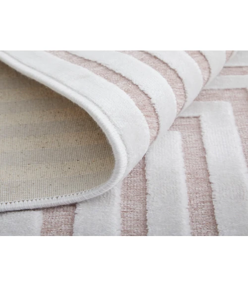 Feizy Saphir Mira BLUSH/WHITE 6803496F 9 ft. 8 in. X 12 ft. 7 in. Rectangle Rug