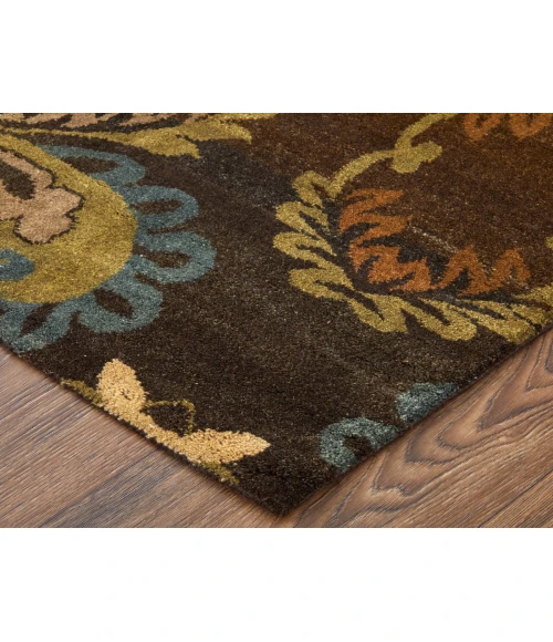 Feizy Amzad BROWN 5236113F 8 ft. 6 in. X 11 ft. 6 in. Rectangle Rug