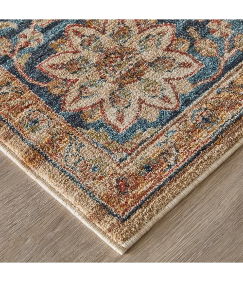 Feizy Pearson Ivory/Tan/Blue PRS39SEF 9ft. x 12ft. Rect. Rug