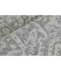 Feizy Belfort Gray/White 8698A27F 5 ft. X 8 ft. Rect. Rug