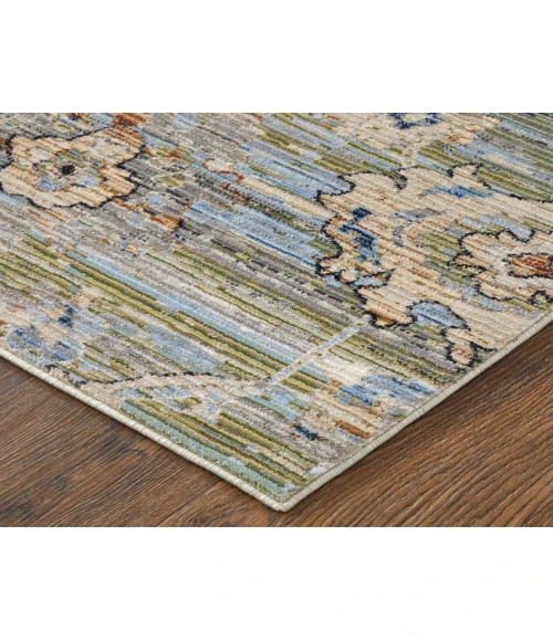 Feizy Melrose GREEN/IVORY MEL39P3F 9 ft. 0 in. X 12 ft. 8 in. Rectangle Rug