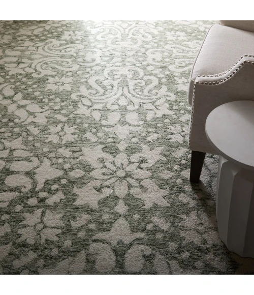 Feizy Belfort Ivory/Green 8698A28F 10 ft. X 14 ft. Rect. Rug