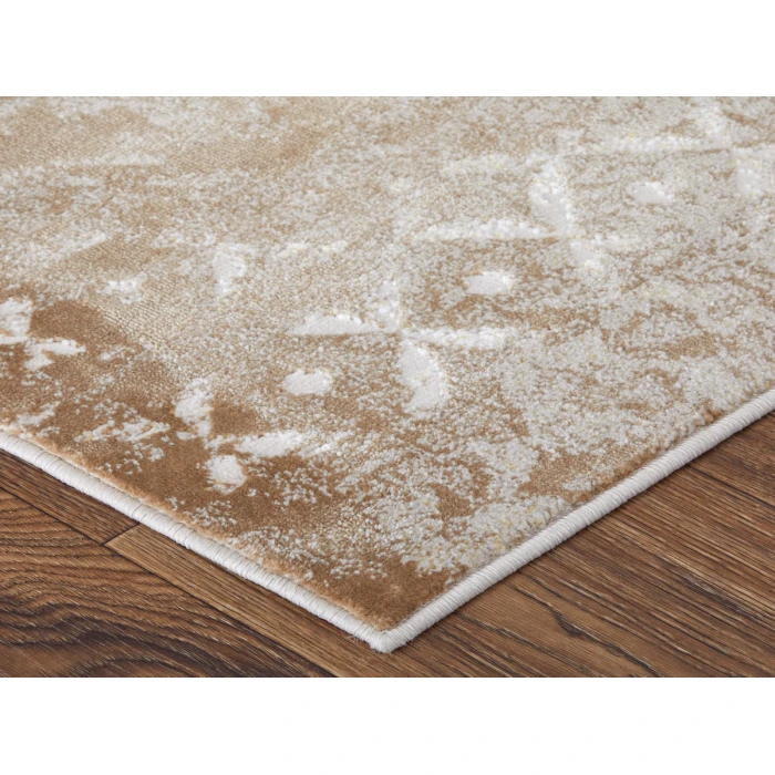Feizy Waldor IVORY/GOLD 73539NCF 2 ft. 10 in. X 7 ft. 10 in. Rectangle Rug