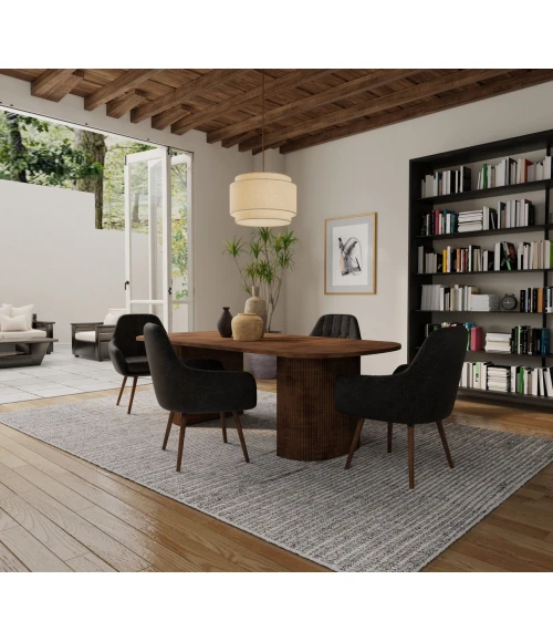 Feizy Herrick Ivory/Gray T36T8021 8ft. x 10ft. Rect. Rug