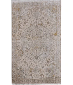 Feizy Cadiz Ivory/Gray/Gold 86639T0F 7ft.9in. x 11ft. Rect. Rug