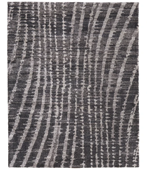 Feizy Skyview Black/Gray/Ivory SKV39QDF 5 ft. X 7 ft. 6 in. Rect. Rug