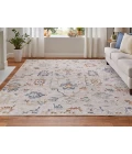 Feizy Pasha IVORY/MULTI PAS39M8F 5 ft. X 7 ft. 6 in. Rectangle Rug