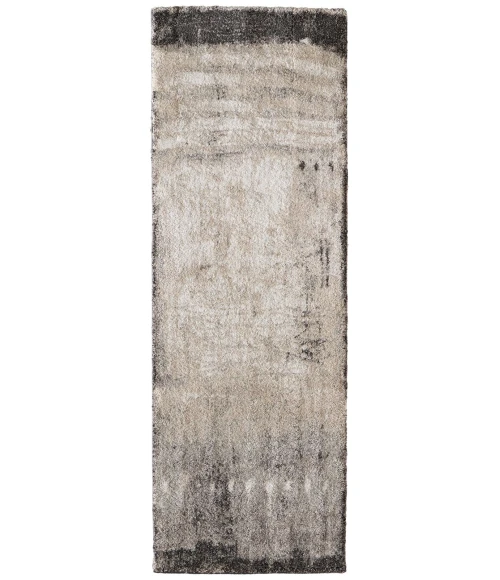 Feizy Skyview Gray/Ivory/Taupe SKV39QAF 2 ft. 6 in. X 7 ft. 3 in. Rect. Rug