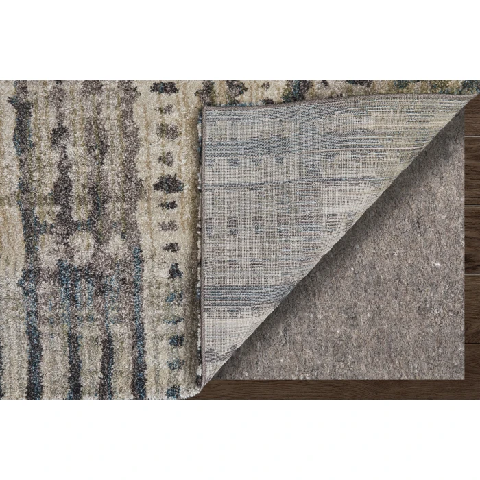 Feizy Skyview Gray/Black/Ivory SKV39QBF 12 ft. X 15 ft. Rect. Rug