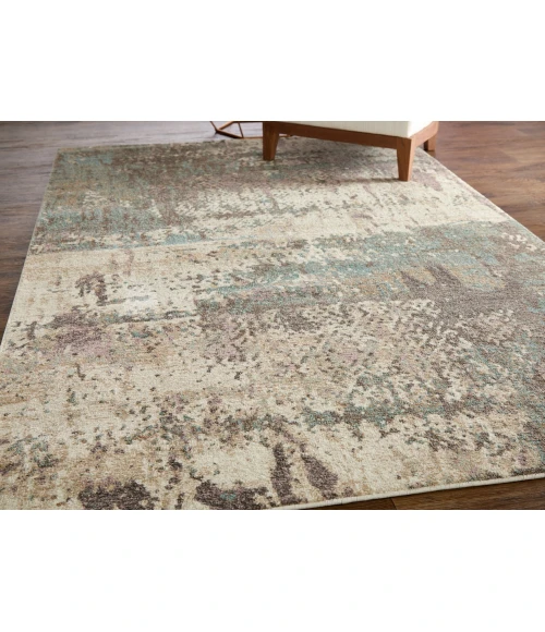Feizy Eden Ivory/Blue/Purple EDN39QRF 6ft.4in. x 9ft.2in. Rect. Rug