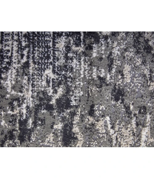 Feizy Prasad IVORY/CHARCOAL 67039N9F 1 ft. 8 in. X 2 ft. 10 in. Rectangle Rug