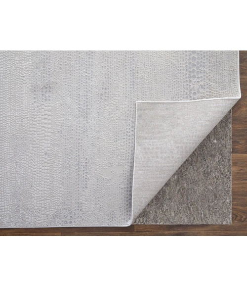 Feizy Prasad IVORY/GRAY 67039N8F 1 ft. 8 in. X 2 ft. 10 in. Rectangle Rug