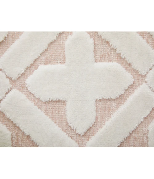 Feizy Saphir Mira BLUSH/WHITE 6803500F 9 ft. 8 in. X 12 ft. 7 in. Rectangle Rug