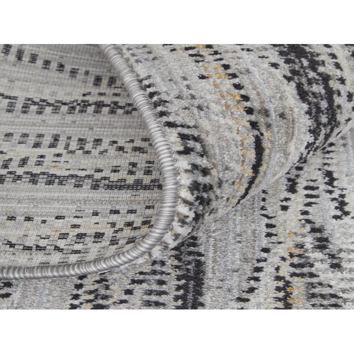 Feizy Sonora GRAY/CHARCOAL SNR39NXF 2 ft. 6 in. X 7 ft. 3 in. Rectangle Rug