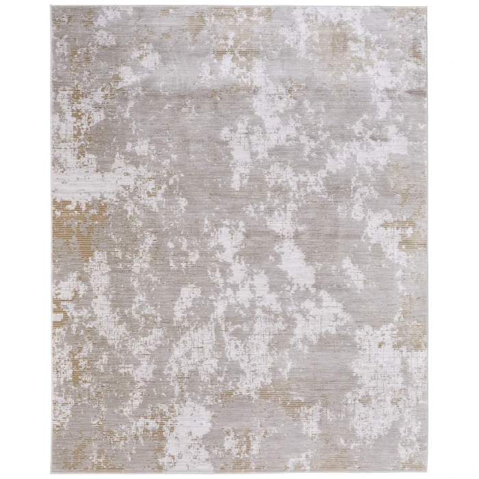Feizy Sonora Gray/Ivory/Brown SNR39PLF 5 ft. X 7 ft. 6 in. Rect. Rug