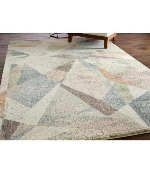 Feizy Eden Ivory/Blue/Green EDN39QVF 5 ft. X 7 ft. 6 in. Rect. Rug