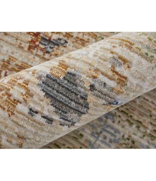 Feizy Sonora IVORY/MULTI SNR39NUF 6 ft. 7 in. X 9 ft. 6 in. Rectangle Rug