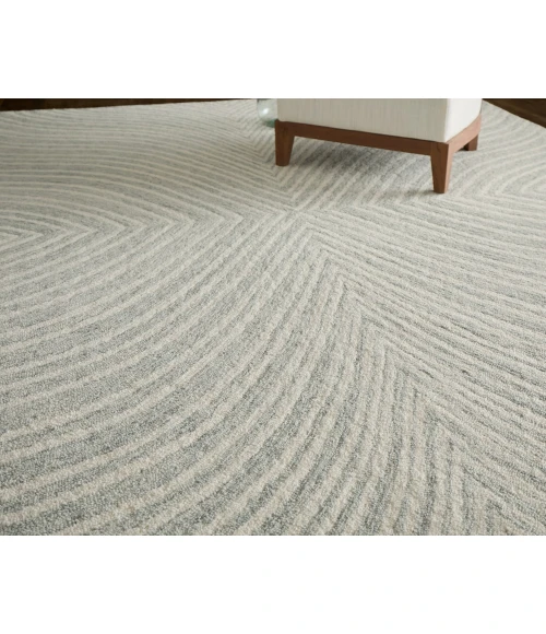 Feizy Wallace Gray/Ivory WAL8A41F 5 ft. X 8 ft. Rect. Rug