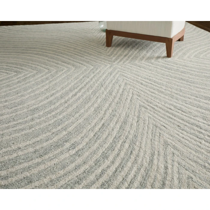 Feizy Wallace Gray/Ivory WAL8A41F 10 ft. X 14 ft. Rect. Rug