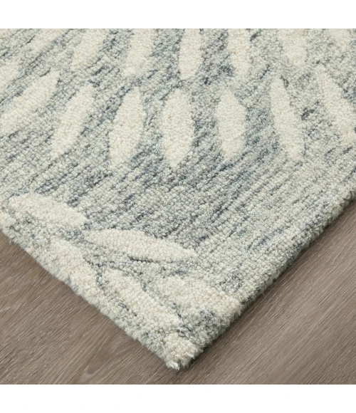 Feizy Wallace Gray/Ivory WAL8A38F 5 ft. X 8 ft. Rect. Rug